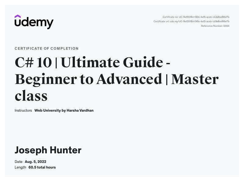 C# Ultimate Guide